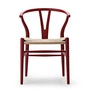 Carl Hansen - CH24 Wishbone Chair , beuk soft red bruin / vlechtwerk naturel