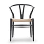 Carl Hansen - CH24 Wishbone Chair , beuk soft grey / vlechtwerk naturel