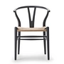 Carl Hansen - CH24 Wishbone Chair , beuk soft grey / vlechtwerk naturel
