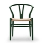 Carl Hansen - CH24 Wishbone Chair , beuk soft green / vlechtwerk naturel