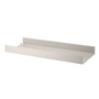 String - Metalen plank met hoge rand, 78 x 30 cm, beige
