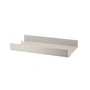 String - Metalen plank met hoge rand, 58 x 30 cm, beige