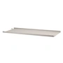 String - Metalen plank met lage rand, 78 x 30 cm, beige