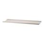 String - Metalen plank met lage rand, 78 x 20 cm, beige