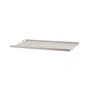 String - Metalen plank met lage rand, 58 x 30 cm, beige