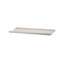 String - Metalen plank met lage rand, 58 x 20 cm, beige