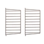 String - Muurladder voor String Plank 50 x 30 cm (set van 2), bruin