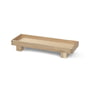 Ferm living - houten bon dienblad, x-klein / eik