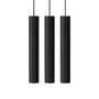 Umage - Chimes Cluster 3 LED hanglamp, Ø 3 x 22 cm, zwart