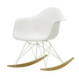 Vitra - Eames Plastic Armchair RAR, esdoorn geelachtig / wit / wit