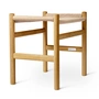 Carl Hansen - CH53 Kruk, geolied eikenhout / vlechtwerk naturel
