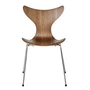 Fritz Hansen - Lily Stoel, chroom / walnoot naturel