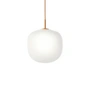 Muuto Rime - Hanglamp Ø 37 cm, opaal / oranje