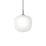 Muuto Rime - Hanglamp Ø 37 cm, opaal / zwart