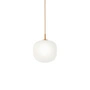 Muuto Rime - Hanglamp Ø 25 cm, opaal / oranje