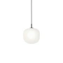 Muuto Rime - Hanglamp Ø 25 cm, opaal / zwart