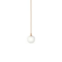 Muuto Rime - Hanglamp Ø 12 cm, opaal / oranje