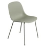 Muuto - Fiber Side Chair Tube Base, dusty green gerecycled