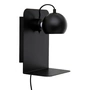 Frandsen - Ball Wandlamp USB met plank, zwart mat