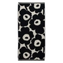 Marimekko - Unikko Badhanddoek 70 x 150 cm, katoen wit/donkerblauw