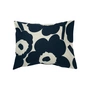 Marimekko - Unikko Kussensloop 50 x 60 cm, katoen wit/donkerblauw
