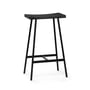 Andersen furniture - Hc2 barkruk h 65 cm, zwart eiken / zwart staal