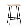 Andersen furniture - Hc2 barkruk h 65 cm, witgekalkt eiken / zwart staal