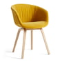 Hay - About A Chair AAC 23 Soft, eiken mat gelakt / volledig gestoffeerd Lola geel (EU)