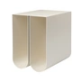 Kristina dam studio - Curved bijzettafel, beige