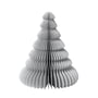 Broste Copenhagen - Paper Christmas Tree Decoratie, Ø 13 x H 15 cm, zilver