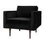 Broste Copenhagen - Wind Fauteuil, zwart