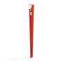 TipToe - Tafel en bureaupoot H 75 cm, tomatenrood
