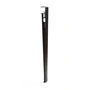 TipToe - Tafel en bureaupoot H 75 cm, grafiet zwart