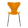 Fritz Hansen - Serie 7 stoel, zwart / asgeel gekleurd