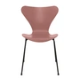 Fritz Hansen - Serie 7 stoel, zwart / essen wildroze