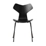 Fritz Hansen - Grand Prix-stoel, zwart / essen gekleurd zwart