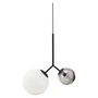 House Doctor - Twice hanglamp, wit / zwart