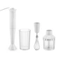 Alessi - Plissé staafmixerset, wit