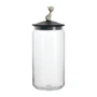 Alessi - Miò container voor kattenvoer, zwart