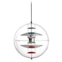 Verpan - VP Globe Hanglamp Ø 40 cm, aluminium / helder