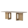 Audo - Androgyne Salontafel 120 x 45 cm, eiken naturel / Kunis Breccia zand