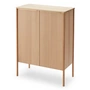 Fritz Hansen - Skagerak Jut High Cabinet, eiken geolied / messing