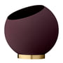 AYTM - Globe Bloempot, Ø 30 x H 26,6 cm, bordeaux