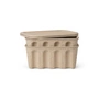 Ferm Living - Paper Pulp Opbergdoos, klein, bruin (set van 2)