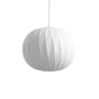 Hay - Nelson Ball Crisscross Bubble hanglamp M, Ø 48,5 x H 39,5 cm, gebroken wit