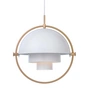 Gubi - Multi-Lite Hanglamp Ø 36 cm, messing / wit