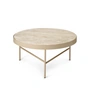 Ferm Living - Travertine Salontafel, groot, kasjmier
