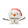 Hoptimist - Small Santa Snowman , wit