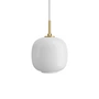Louis Poulsen - VL45 Radiohus hanglamp, ø 17,5 cm, messing / opalweiß