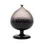 Kartell - Pumo Opslagglas, Ø 21 cm, zwart / fumè